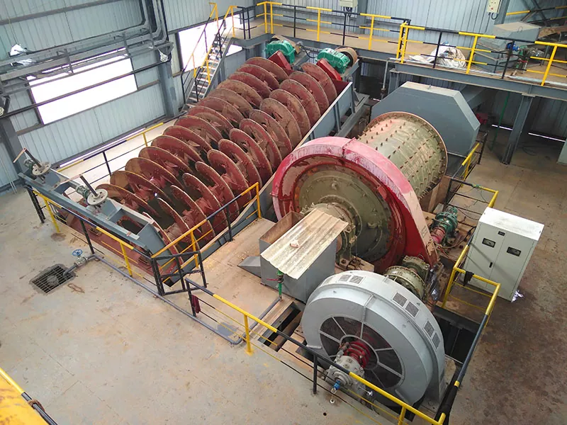 Mataas na weir spiral classifier