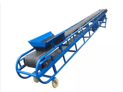 Portable belt conveyor